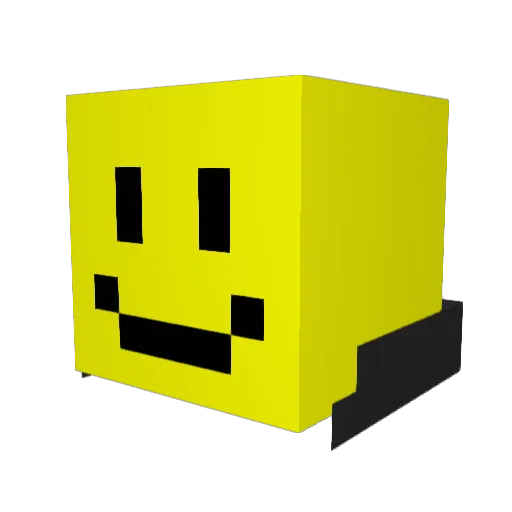 BO121 Minecraft avatar head, 3D render