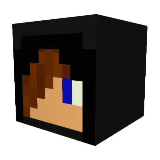 BOB23444 Minecraft avatar head, 3D render
