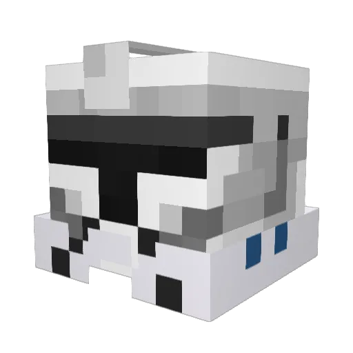 BOB578 Minecraft avatar head, 3D render