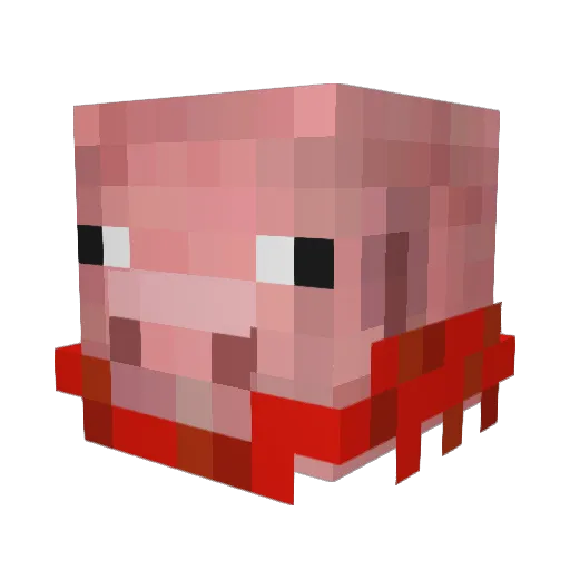 BOBERT_THE_BEAST Minecraft avatar head, 3D render