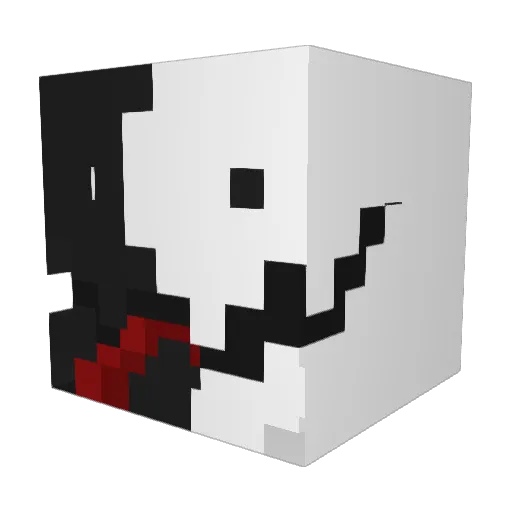 BOBER_CORWA Minecraft avatar head, 3D render