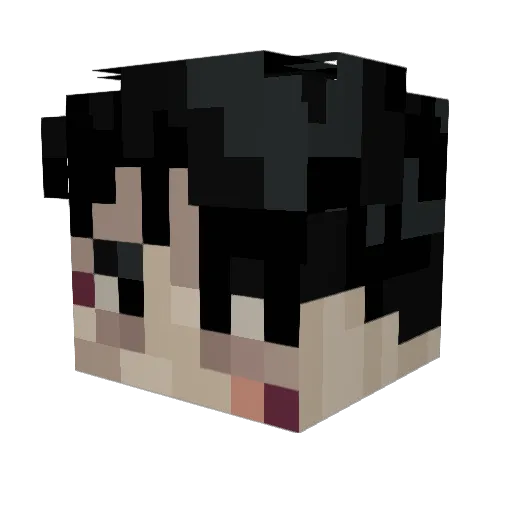 BOBKeIG Minecraft avatar head, 3D render