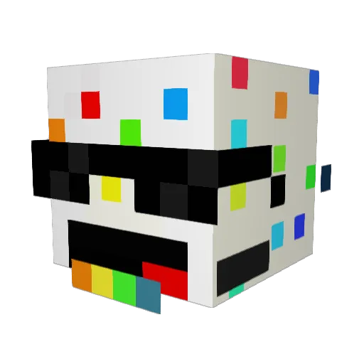 BOBdeBouwerr Minecraft avatar head, 3D render