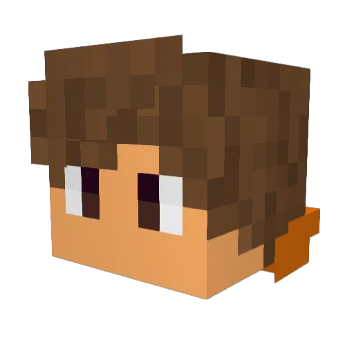 BOCEboiOWAYNE Minecraft avatar head, 3D render