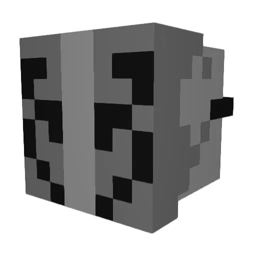BOCKMAN16 Minecraft avatar head, 3D render