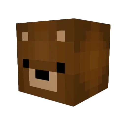 BOIGORG Minecraft avatar head, 3D render