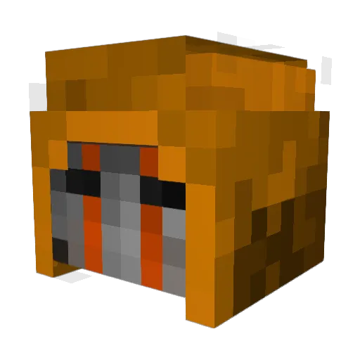 BOLKESH Minecraft avatar head, 3D render
