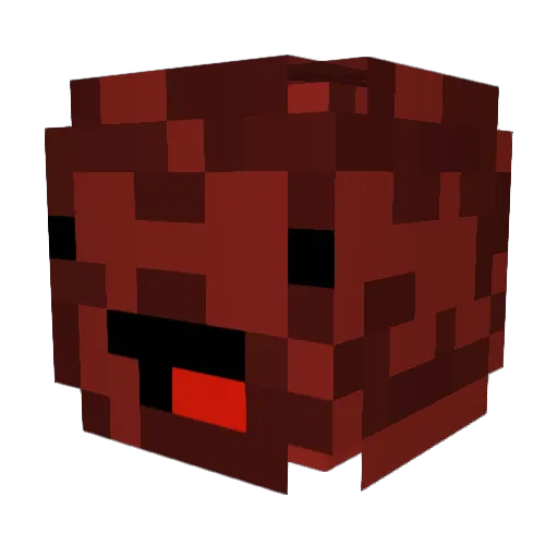 BOLLONEZ Minecraft avatar head, 3D render