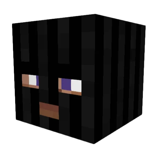 BOLOlll Minecraft avatar head, 3D render