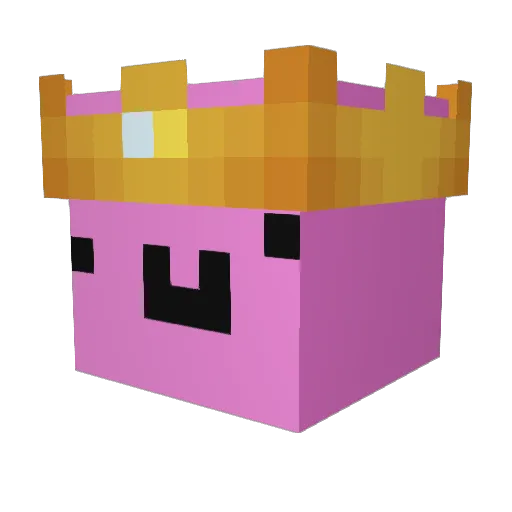 BONICA_BUSTHEAD Minecraft avatar head, 3D render