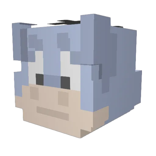 BOOGALOO_BOI69 Minecraft avatar head, 3D render