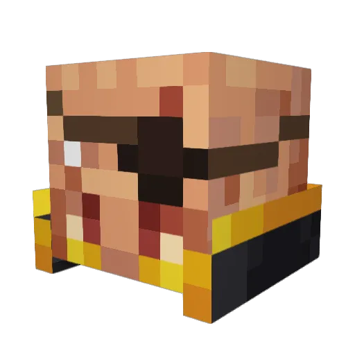 BOONANATHESEQUEL Minecraft avatar head, 3D render