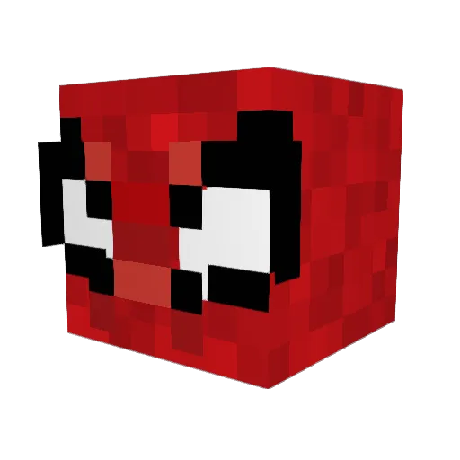 BOONSY12 Minecraft avatar head, 3D render