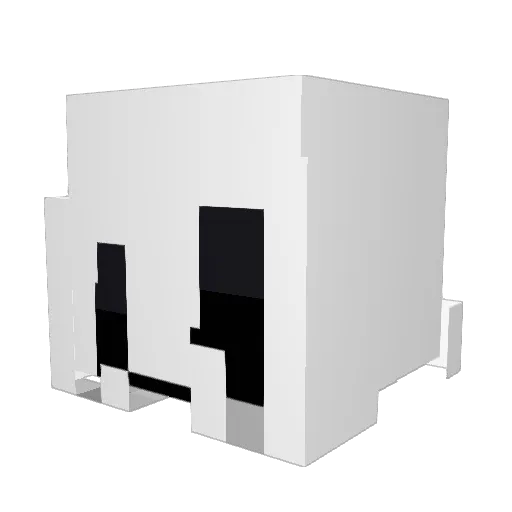 BOO_nk Minecraft avatar head, 3D render
