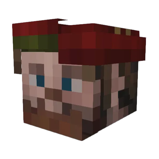 BOPERS23 Minecraft avatar head, 3D render