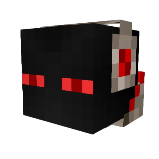 BOSSANATA Minecraft avatar head, 3D render