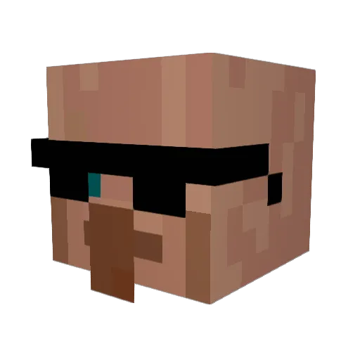 BOSSJFL Minecraft avatar head, 3D render