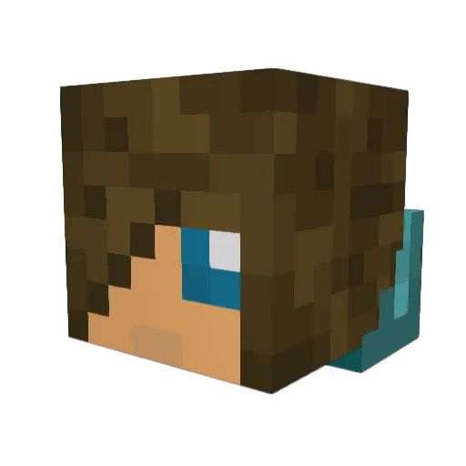 BOSSMAN5171 Minecraft avatar head, 3D render