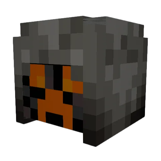 BOSSMANSP Minecraft avatar head, 3D render