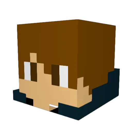 BOSS_1999 Minecraft avatar head, 3D render