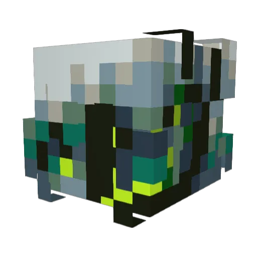 BOSS_RIP Minecraft avatar head, 3D render