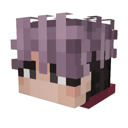 BOTANIC_GARDEN Minecraft avatar head, 3D render