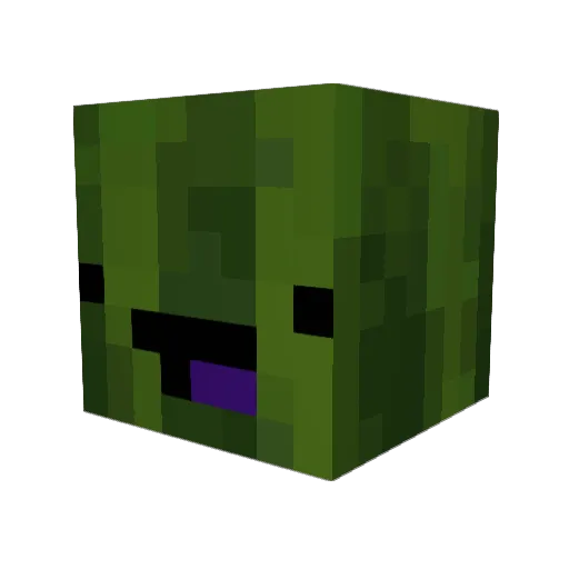 BOUBOU00 Minecraft avatar head, 3D render