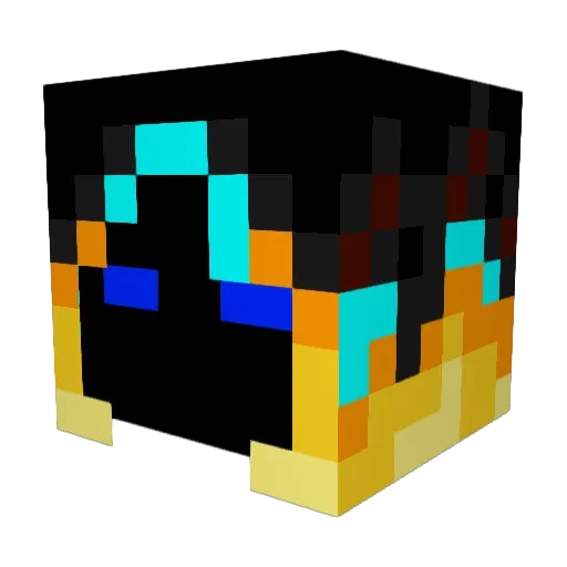 BOUTET Minecraft avatar head, 3D render