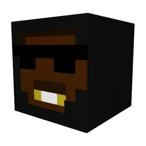 BOXENLAUT Minecraft avatar head, 3D render