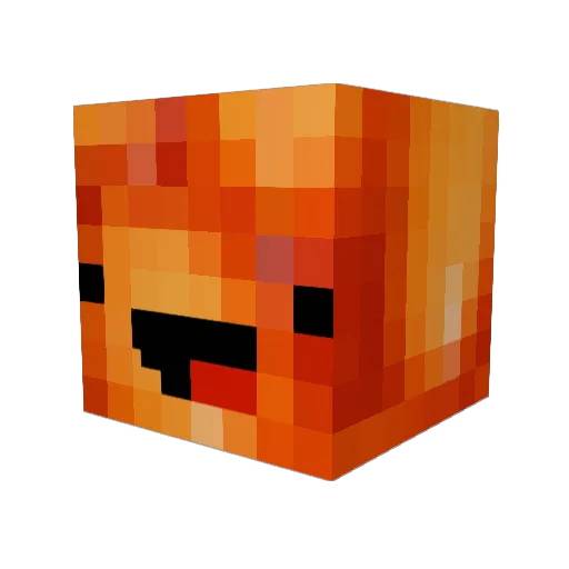 BOY_MAYOR Minecraft avatar head, 3D render