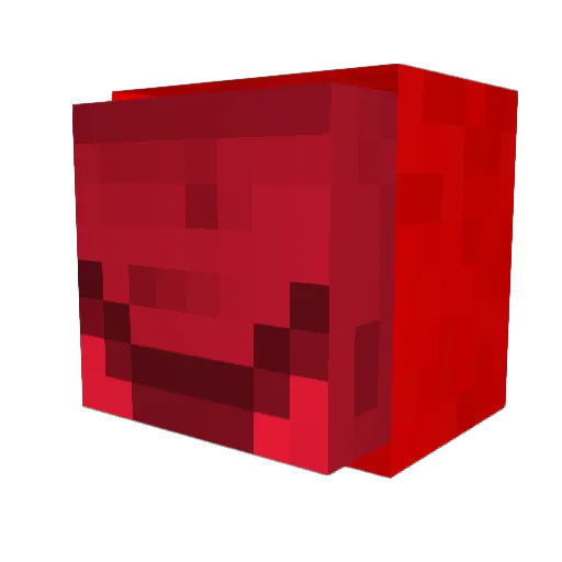 BOZFIG Minecraft avatar head, 3D render