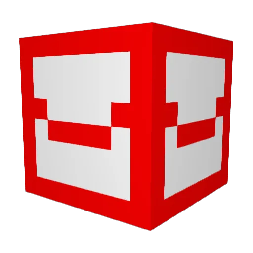 BPATR Minecraft avatar head, 3D render