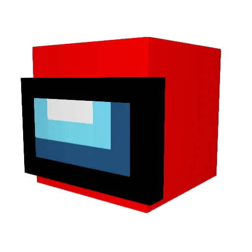 BPR7 Minecraft avatar head, 3D render