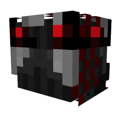 BP_Sensei Minecraft avatar head, 3D render