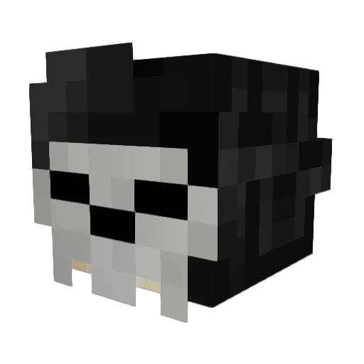 BR0KEN_T1ME Minecraft avatar head, 3D render