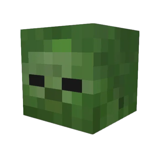 BR1_Tulachika Minecraft avatar head, 3D render