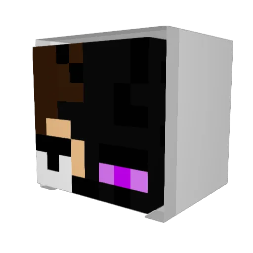 BR3ADYB01 Minecraft avatar head, 3D render