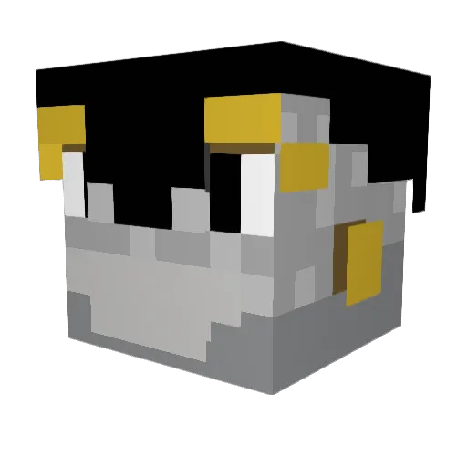 BRADB0NE Minecraft avatar head, 3D render