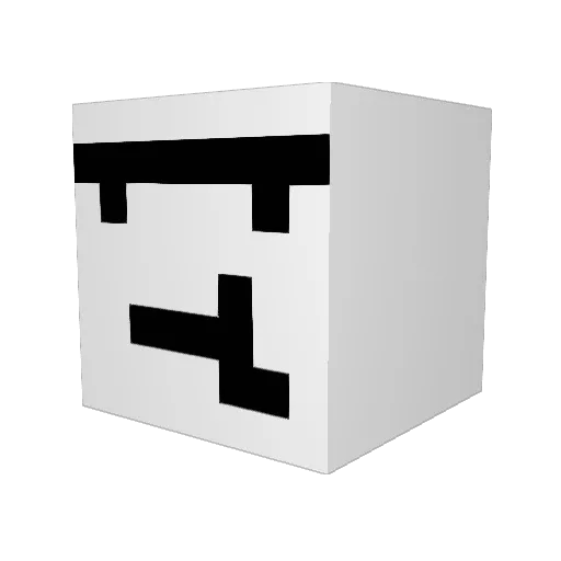BRADJEAWyai Minecraft avatar head, 3D render