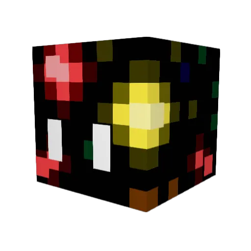 BRAVO1200 Minecraft avatar head, 3D render