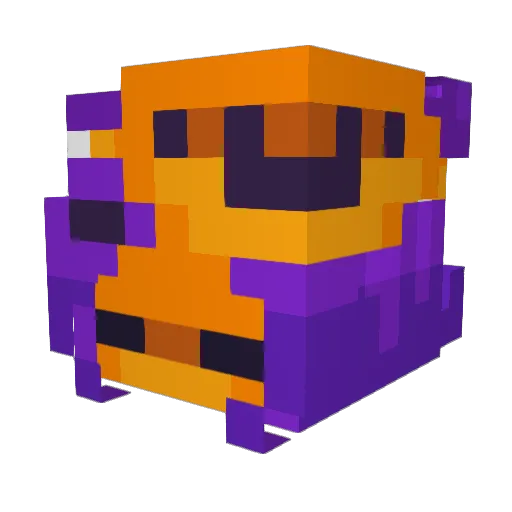 BREAD7151 Minecraft avatar head, 3D render