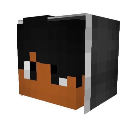 BREAK161 Minecraft avatar head, 3D render