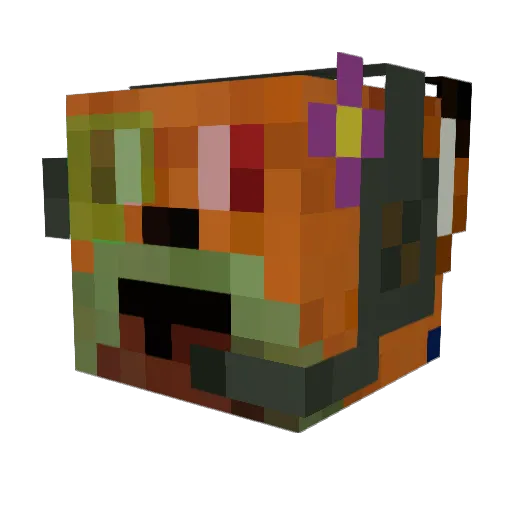 BRENTGAMEZ Minecraft avatar head, 3D render