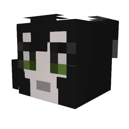 BRIGGANS Minecraft avatar head, 3D render