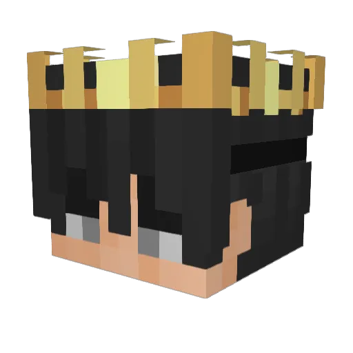 BRIGHTBER Minecraft avatar head, 3D render
