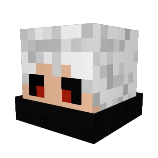 BRITUTINGOXDFFDD Minecraft avatar head, 3D render