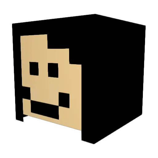 BRKcraft Minecraft avatar head, 3D render