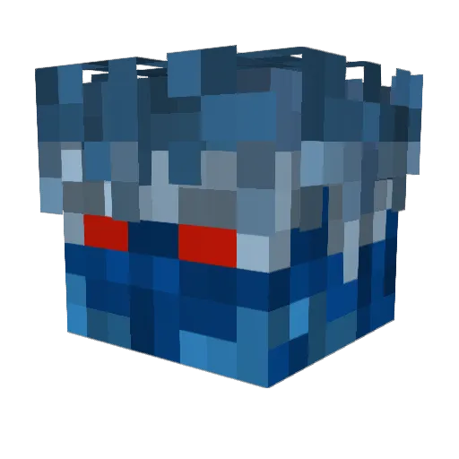 BROSEF807 Minecraft avatar head, 3D render