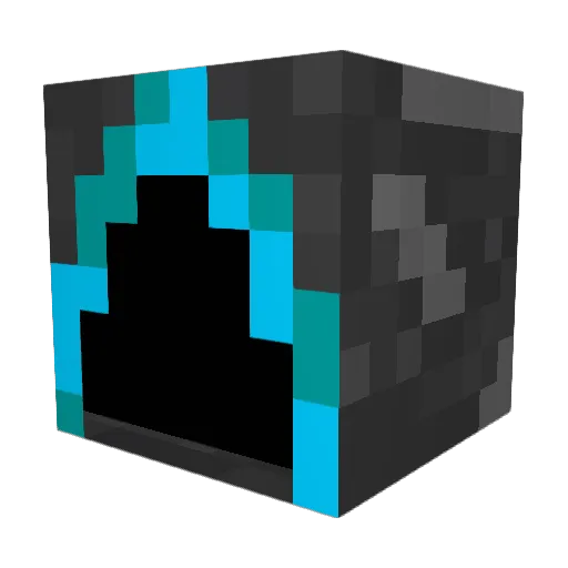 BROSSCEN Minecraft avatar head, 3D render