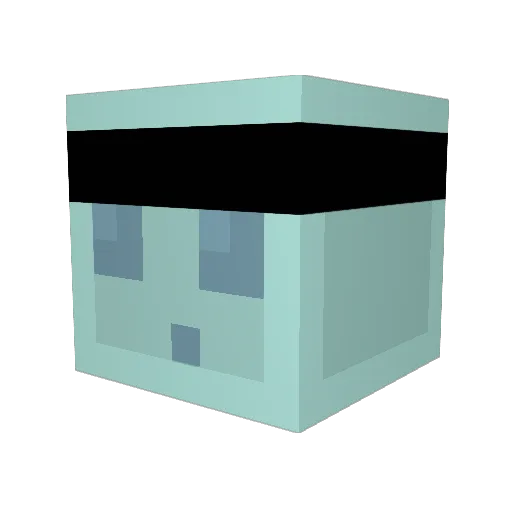 BROorb Minecraft avatar head, 3D render
